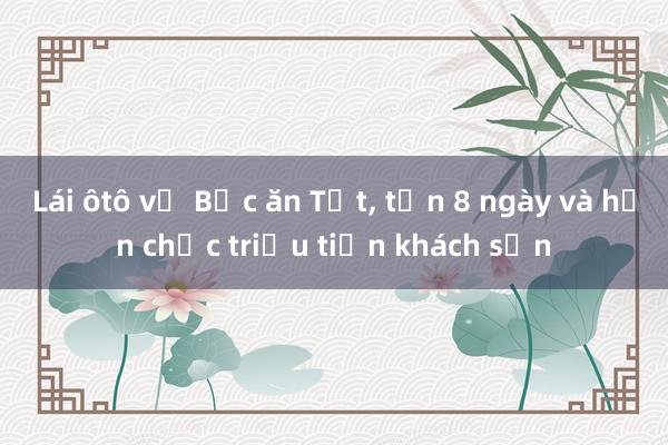 Lái ôtô về Bắc ăn Tết， tốn 8 ngày và hơn chục triệu tiền khách sạn